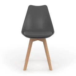 Chaises scandinaves mix color grises, blanches et noires