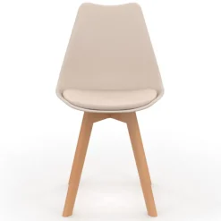 Chaises terracotta, gris, beige style scandinave
