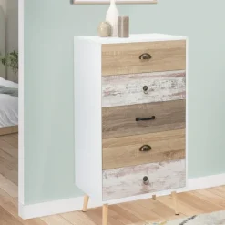 Chiffonnier scandinave 5 tiroirs