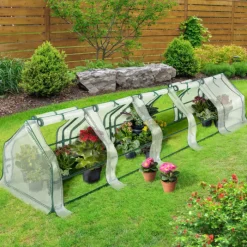 Châssis serre de jardin 3m blanche
