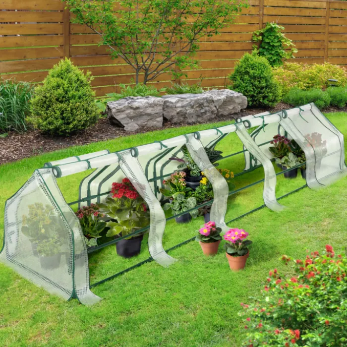 Châssis serre de jardin 3m blanche
