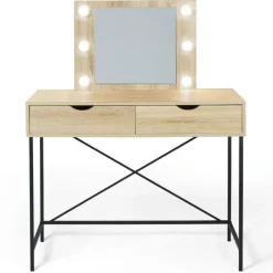 Coiffeuse industrielle avec éclairage