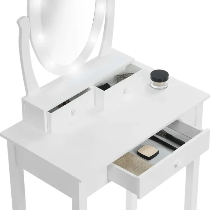 Coiffeuse miroir led