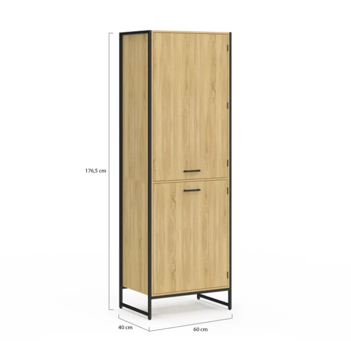Colonne cuisine industrielle 2 portes