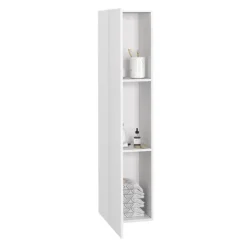 Colonne de rangement suspendue blanche