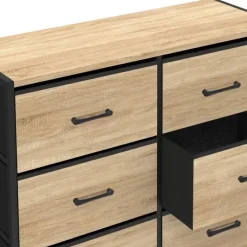 Commode 6 tiroirs en tissu industrielle