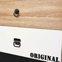 Commode industrielle 6 tiroirs dépareillés