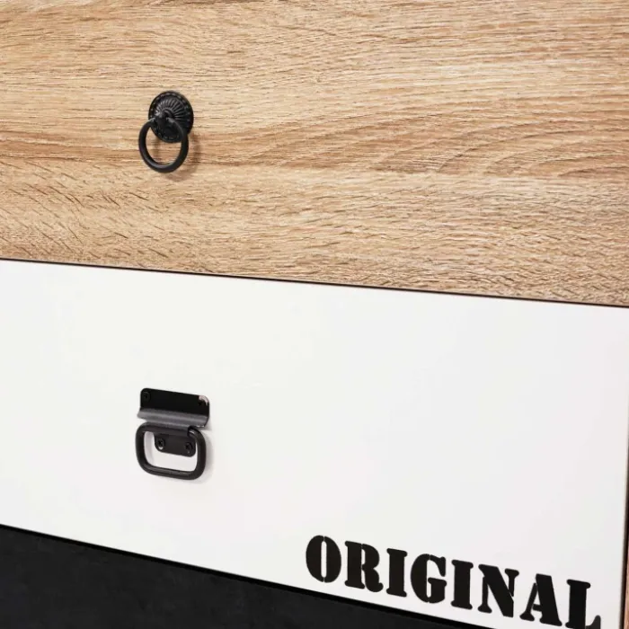 Commode industrielle 6 tiroirs dépareillés