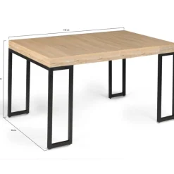 Console extensible industrielle 140 cm