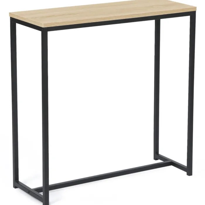 Console industrielle bois et métal