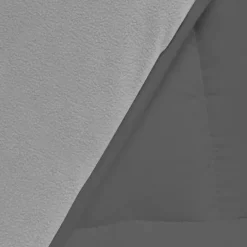 Couette polaire biface 220x240 cm gris clair et gris foncé 400 gr