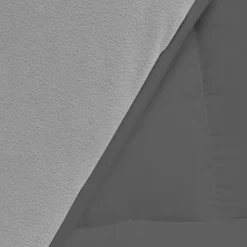 Couette polaire biface 140x200 cm gris clair et foncé