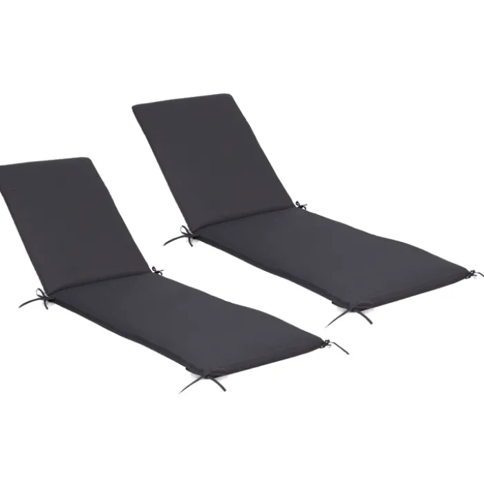 Coussins transat gris 190 cm