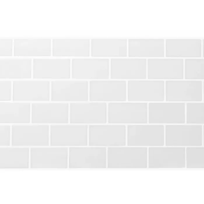 Crédence adhésive murale effet carrelage blanc