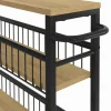 Desserte de cuisine gain de place 4 niveaux sur roulettes design industriel