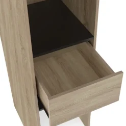 Dressing extensible avec double penderie et rideau noir