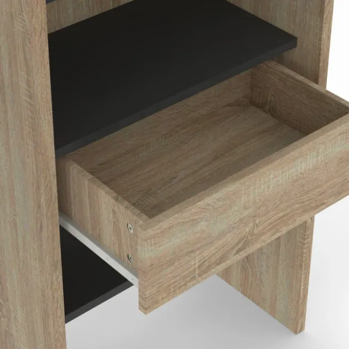Dressing extensible bois et noir