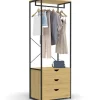 Dressing penderie 3 tiroirs L.60 cm design industriel