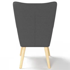 Fauteuil scandinave gris anthracite IVAR