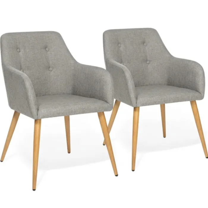 Fauteuils scandinaves gris