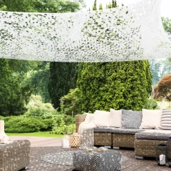 Filet camouflage blanc 3x4m
