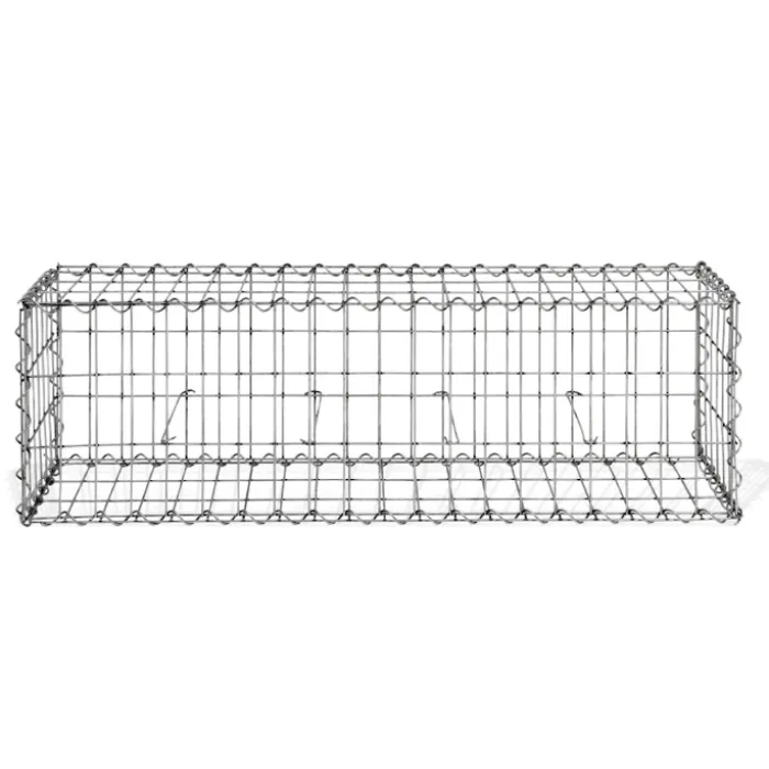 Gabions pour pierre (jardin) 100 x 30 x 30 cm : lot de 2