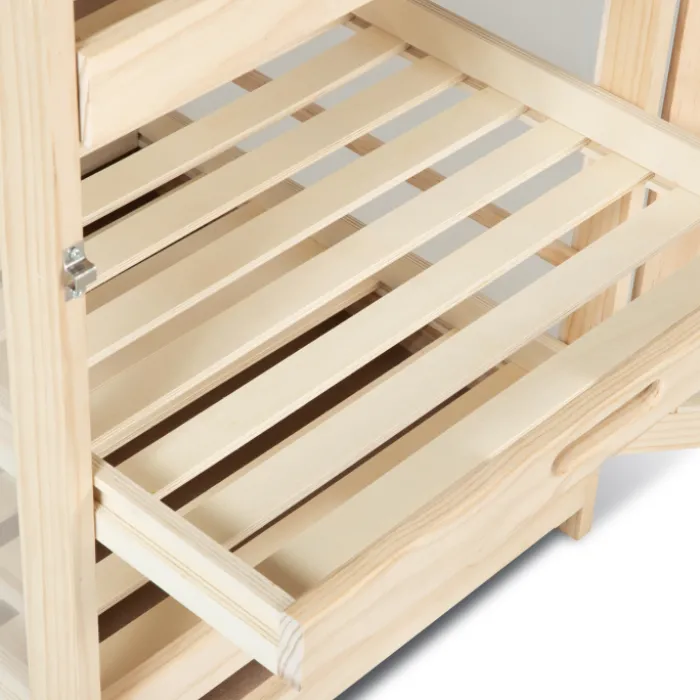 Garde-manger bois pour fruits et légumes