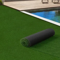 Gazon artificiel 20 mm d’épaisseur 1x10 m pour jardin/balcon