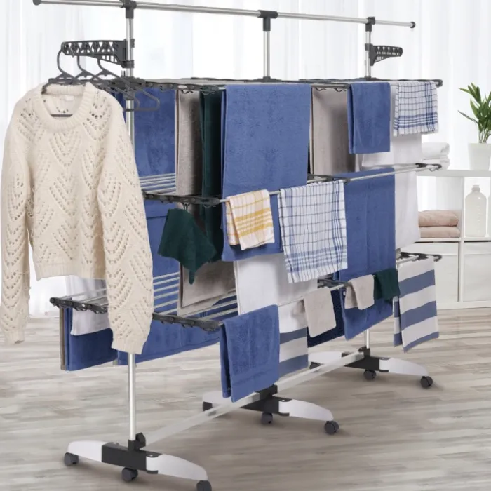 Grand étendoir à linge 50m