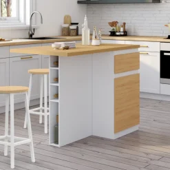 Ilot central range bouteilles 4 personnes