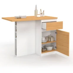 Ilot central range bouteilles 4 personnes