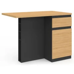Ilot central range bouteilles 4 personnes