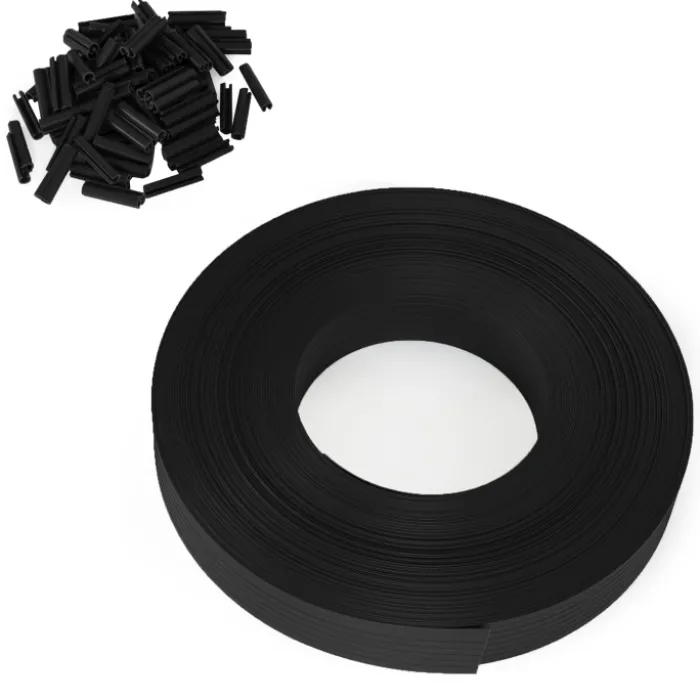 Kit de lamelles d’occultation pour grillage rigide noires