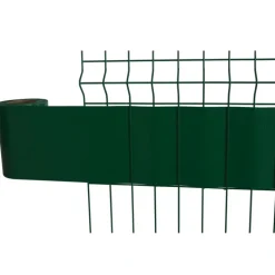 Lamelles occultantes PVC vert 35m pour grillage rigide