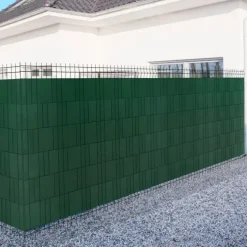 Lamelles occultantes PVC vert 35m pour grillage rigide