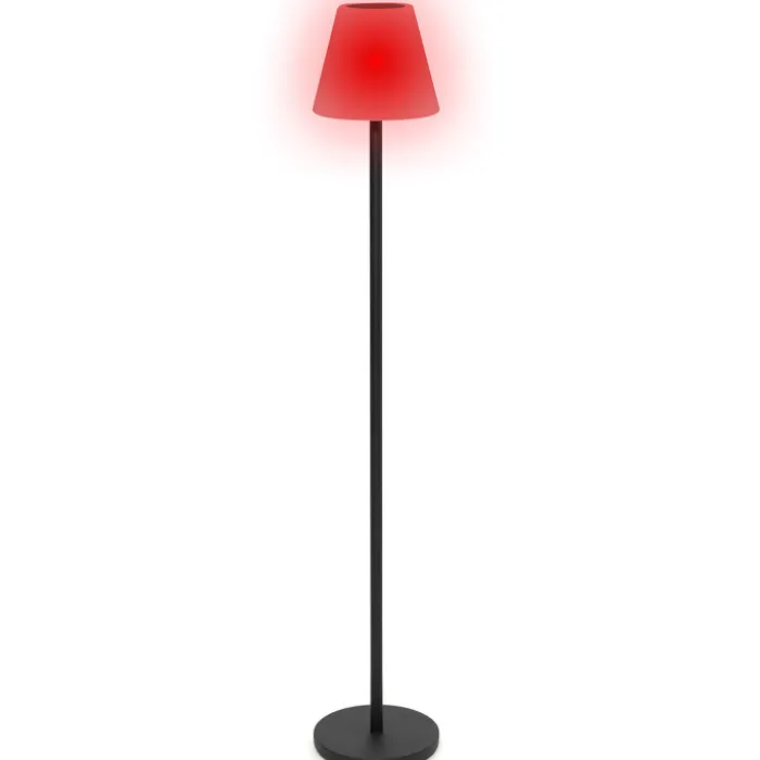 Lampadaire solaire extérieur LED multicolore