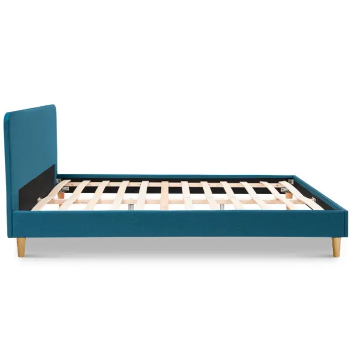 Lit double scandinave bleu canard