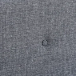 Lit style scandinave 140x190 cm gris