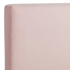 Lit style scandinave 140x190 cm rose