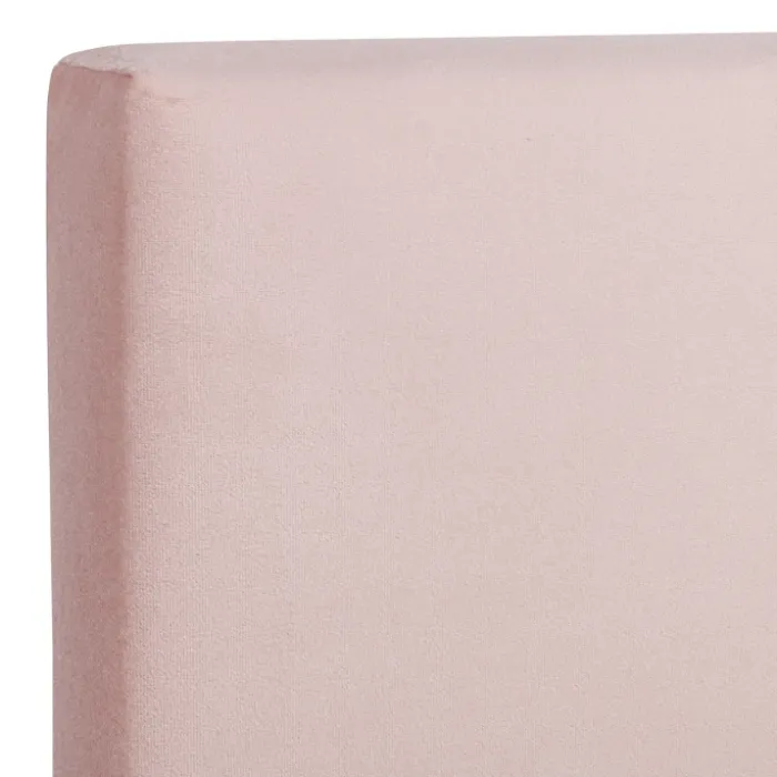 Lit style scandinave 140x190 cm rose