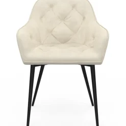 Lot chaises et fauteuils de table beige