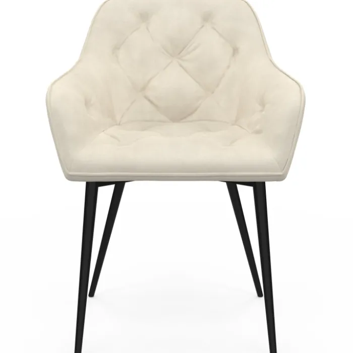 Lot chaises et fauteuils de table beige
