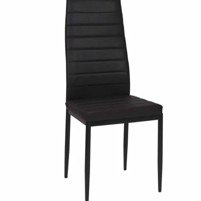 Lot de 6 chaises noires