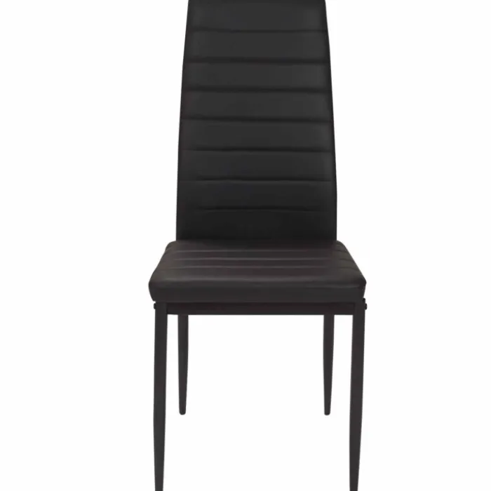 Lot de 6 chaises noires