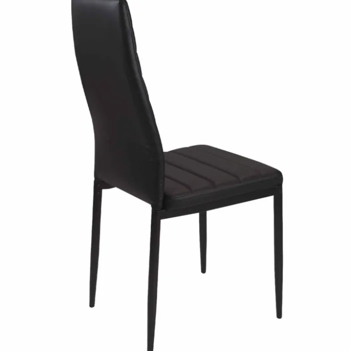 Lot de 6 chaises noires