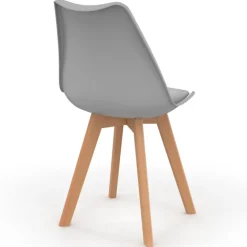 Lot de 8 chaises scandinaves 4 couleurs