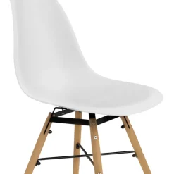 Lot de 6 chaises scandinaves couleur pastel