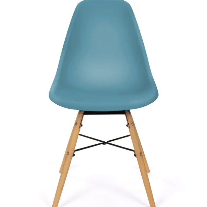 Lot de 6 chaises scandinaves couleur pastel