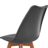 Lot de 6 chaises scandinaves 4 couleurs