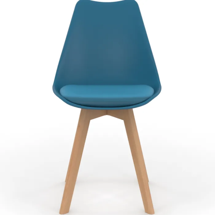Lot de 6 chaises scandinaves 4 couleurs